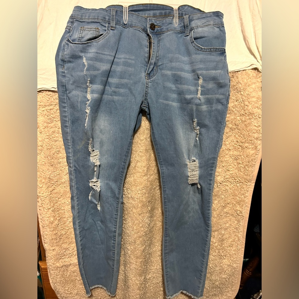 2XL jeans stretchy